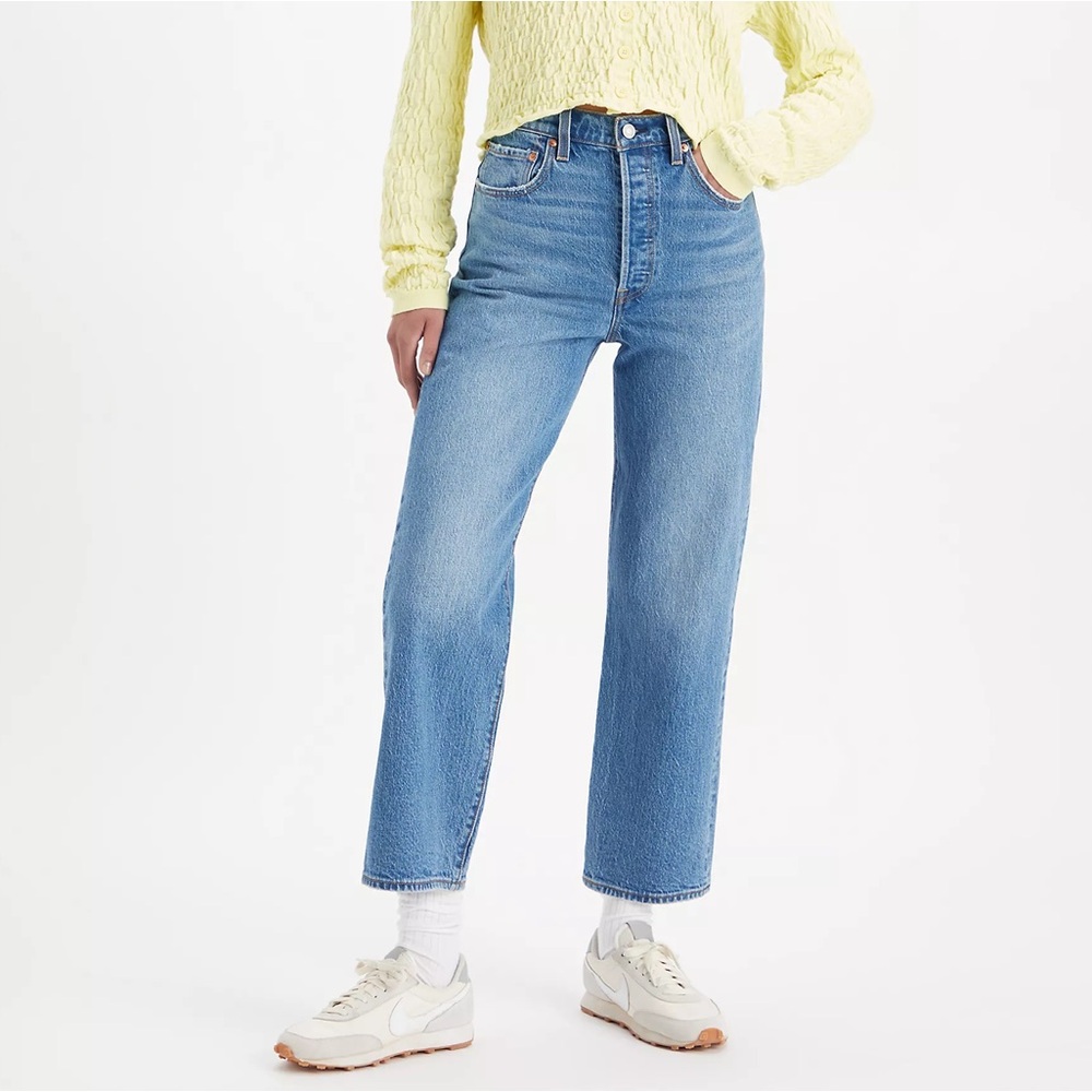 Levi Ribcage Straight Ankle Jeans